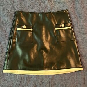 Elegant Black and Cream Skirt